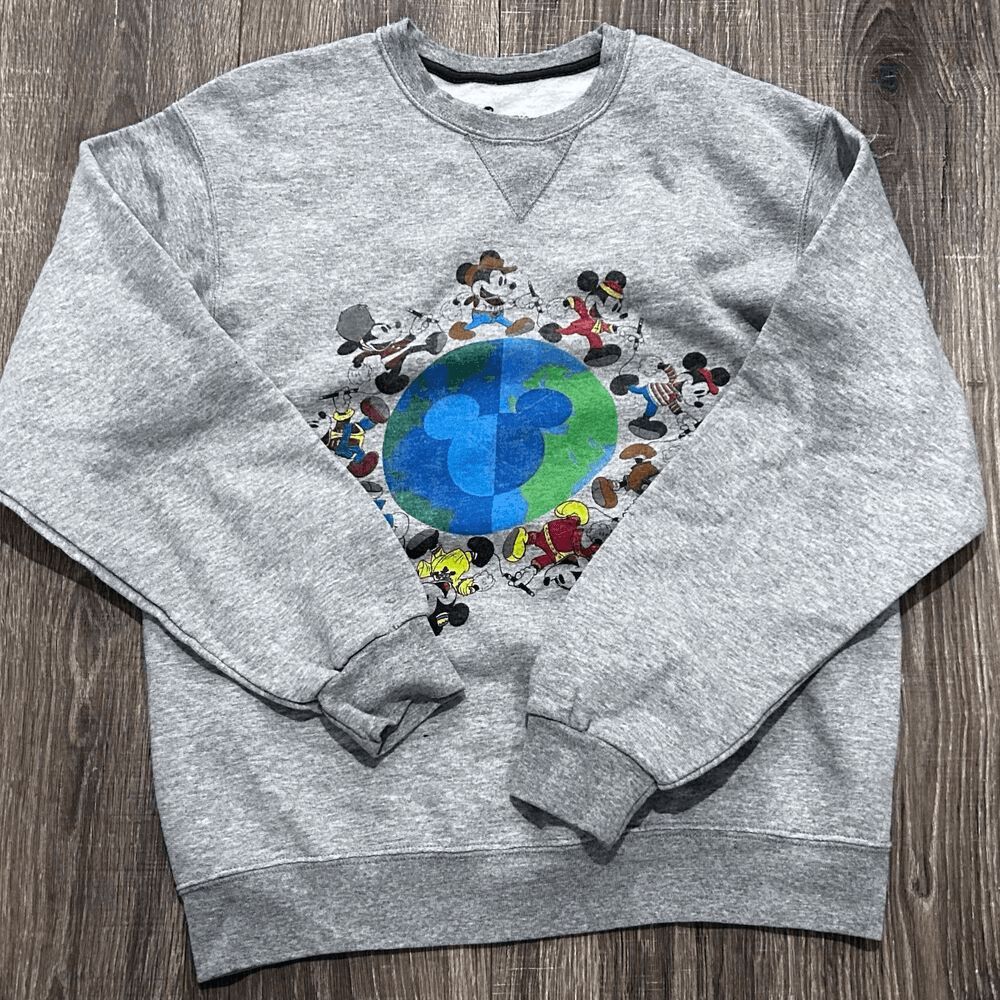 Disney vintage grey womens Sweatshirt size M